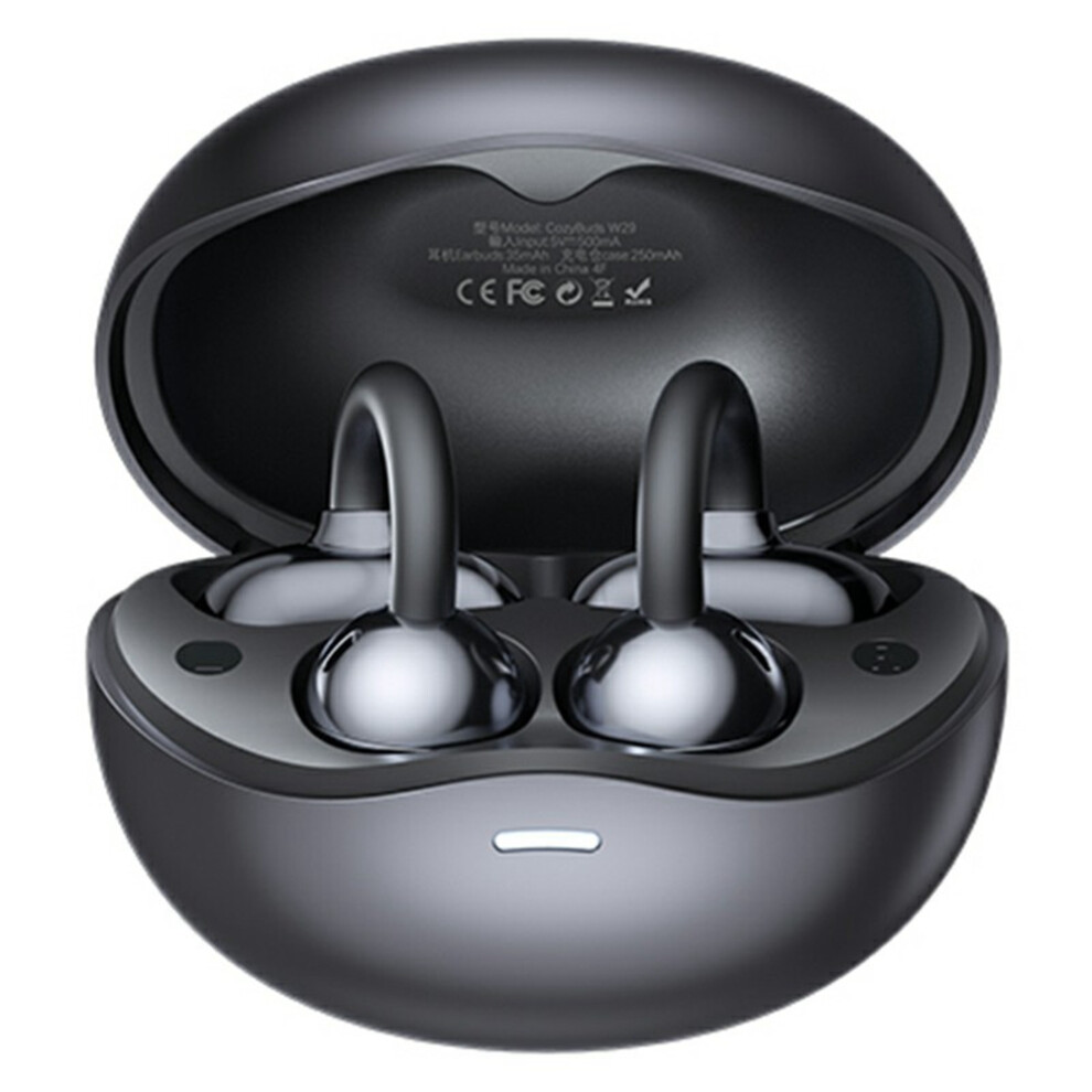 (Black) Headphones Bluetooth-Compatible Music Earphones Black 6914276106837