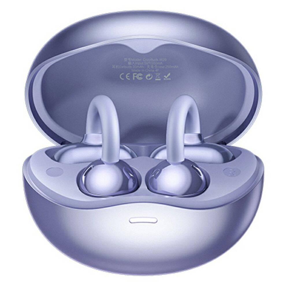 (Blue) Headphones  Bluetooth-compatible Music Earphones