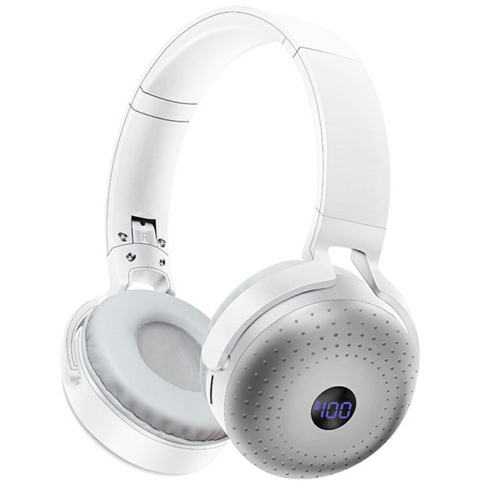 (Silver) Headphones Power Bank Function Wireless Headset Silver 6914276568130