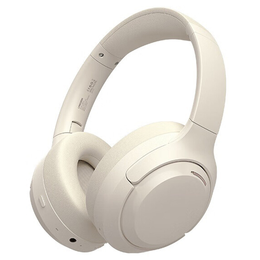 (Beige) Headphones Eo Sound Bluetooth-Compatible Headset Beige 6914276073610