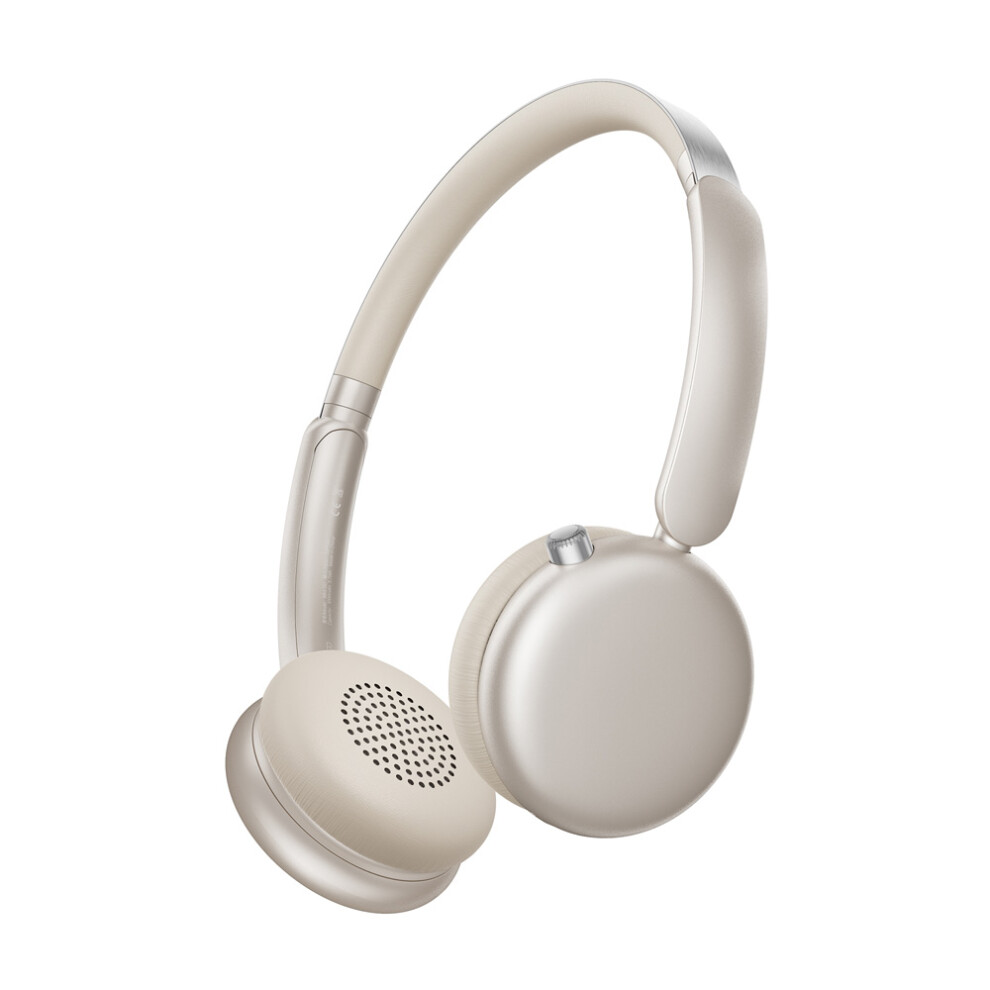 (Gold) Headphones Tooth-Compatible Hi-Fi Stereo Headset Gold 6914270534698