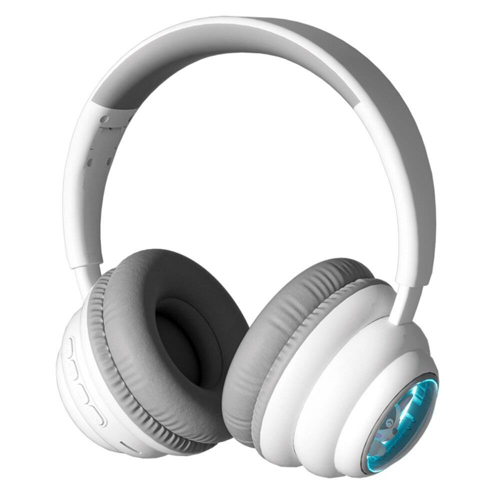 (White) Headphones Th Rgb Lights Wired Wireless Headset White 6914273708041