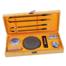 Stone Practice Brush Set For Artists And Calligraphers, Beginners To Advanced, Traditional Chinese Writing Tool