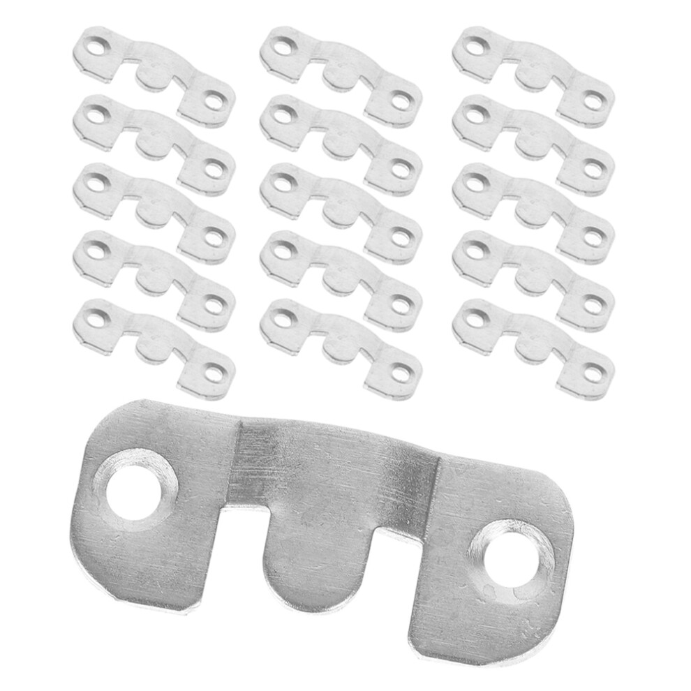 16Pcs Stainless Steel Interlocking Picture And Mirror Frame Hangers 3032654658594