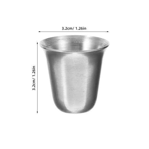 10 pcs Stainless Steel Communions Portable Religious Drinking Cup 1