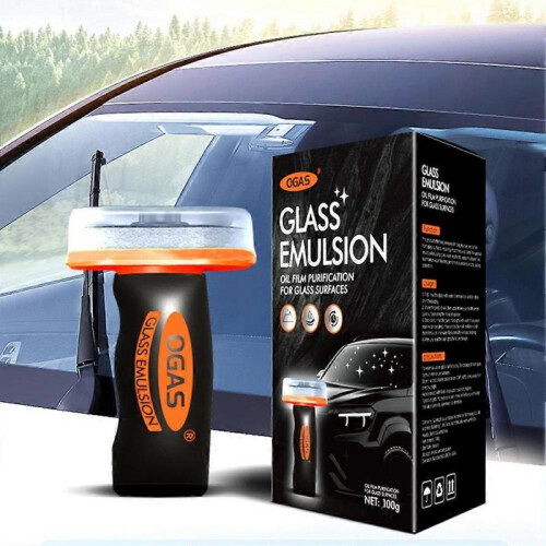 (3pcs)Glass Cleaner Professional Rain-Mark Cleaner for Glass 1