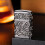 (Black Ice) Portable Metal Lighter Adjustables Windproof Butane Torch Lighter for Lighter Lover 3
