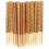 30Pièces Bâtons De Lollipops En Bambou Khaki Pour Dessert 4