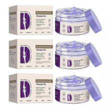 (3pcs,100g)Joint Pain Gel Purple Knee Neck Pain Gel Soothing Massage Cream for Back Neck Hands Knee