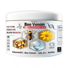(1pcs)Bee-Venom Multi-Symptom Skin Treatments Cream Portable Anti-itch Body Care Lotion for All Skin Types