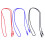 3Pz Occhiali Decorativi Silicone Assortiti 6