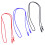 3Pz Occhiali Decorativi Silicone Assortiti 9