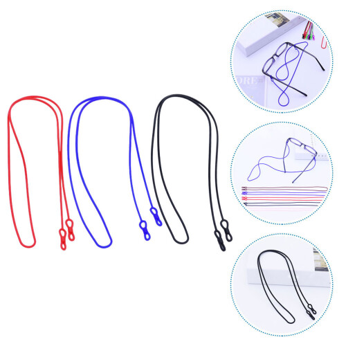 3Pz Occhiali Decorativi Silicone Assortiti 2