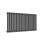 AICA (Single, 600x1180mm) Anthracite Central Heating Oval Column Radiators 1