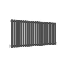 (Single, 600x1416mm) Anthracite Central Heating Oval Column Radiators