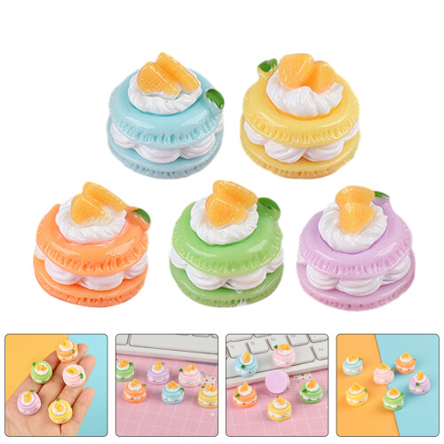 18Pcs Realistic Artificial Cake Props Resin Dessert Shop Accessories 2