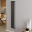 AICA (Single, 1600x236mm) Anthracite Central Heating Oval Column Radiators 4