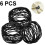 Handmade Round Mesh Napkin Rings Holder for Dinning Table Parties6pcs 10