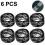 Handmade Round Mesh Napkin Rings Holder for Dinning Table Parties6pcs 1