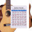 Guitar Chord Score Training Learning Tools Musical Instrument Poster 3