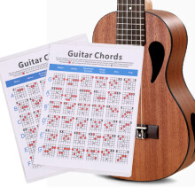 Guitar Chord Score Training Learning Tools Musical Instrument Poster