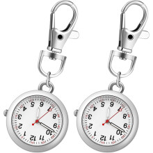 2 Pcs nurse pocket watch Pocket Watch Keychain Nurse Keychain
