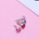 50 Pcs -inlaid Decorative Studs Mini Round Brads Scrapbooking 11