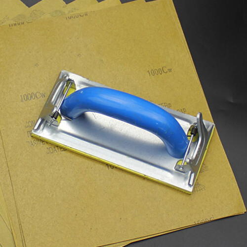 2 Pcs Sandpaper Sander Manual Polishing Holder Grinding Work 2