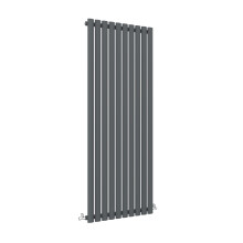 (Single, 1800x590mm) Anthracite Central Heating Oval Column Radiators