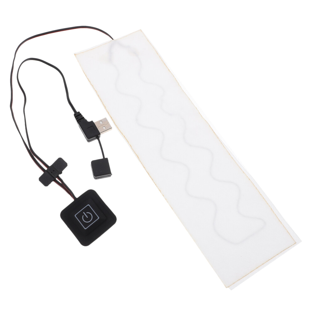 Happyyami Electric Heated Mat Scarf Heating Pad Small Space Heater Usb