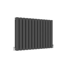 (Double, 600x767mm) Anthracite Central Heating Oval Column Radiators