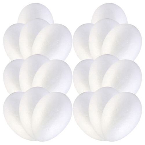 20pcs easter diy foam eggs for painting and party decor