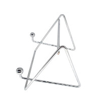 1Pc Silver Minimalism Stainless Steel Recipe Rack Desktop Shelf