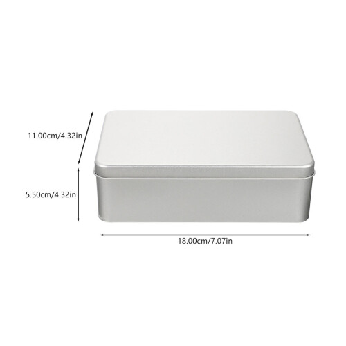 Lidded Biscuit Tin Box Für Cookies Kuchen Weißblech Einfache Anwendung 1