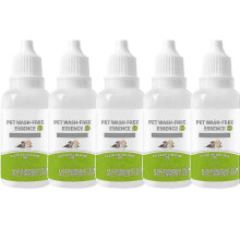 5pcs Pet Wash-Free Essence for Steamy Cat Brush, Wash-Free Essence for Cleaning Dogs & Cats
