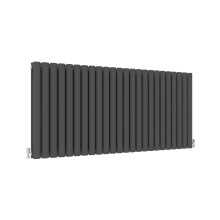 (Double, 600x1416mm) Anthracite Central Heating Oval Column Radiators