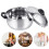 Stainless Steel Pasta Pot With Strainer Lid Lightweight Design 3