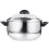 Stainless Steel Pasta Pot With Strainer Lid Lightweight Design 2