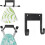 Wall-Mounted Ironing Board Holder For Leg Ironing Boards Compact Steel Bracket 5