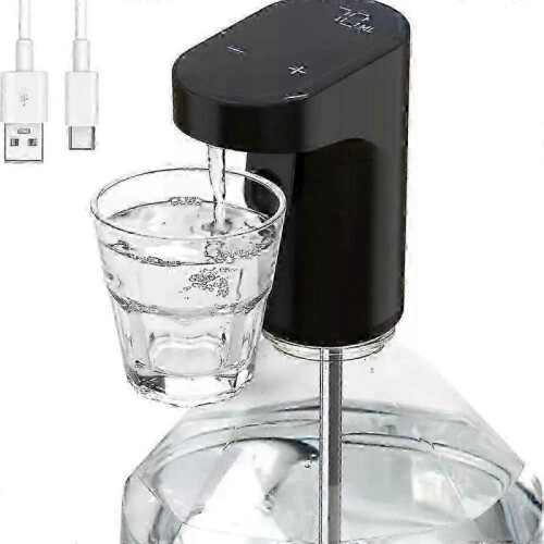 (black) Smart Wine Dispenser with Digital Display - Rechargeable, One-Touch Operation for Liquor & Alcohol, Drinks 2