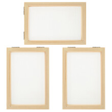 3pcs diy paper making wood frame kit for handmade paper crafting
