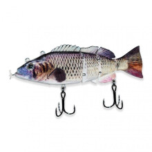 (E) Rechargeable Electric Fishing Lure with LED Light Life-like Bass Swimbait for Night Deep Sea Fishing