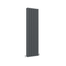 (Double, 1600x354mm) Anthracite Central Heating Oval Column Radiators