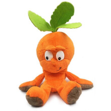 (Orange) 1 Pcs Fruit Vegetables Soft Plush Toy Stuffed Doll Cute Gift for Children Kids