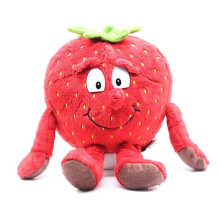 (Pink) 1 Pcs Fruit Vegetables Soft Plush Toy Stuffed Doll Cute Gift for Children Kids