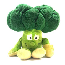 (Green) 1 Pcs Fruit Vegetables Soft Plush Toy Stuffed Doll Cute Gift for Children Kids