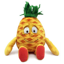(Dark Yellow) 1 Pcs Fruit Vegetables Soft Plush Toy Stuffed Doll Cute Gift for Children Kids