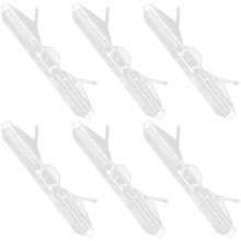 6Pcs Small Clear Plastic Beetle Traps Baitable Beekeeping Supplies