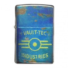 (1)Fallout Themed Lighter Windproof Butane Refillable Cool Retro Card Lighter for Men Fans Great Dad Present Idea