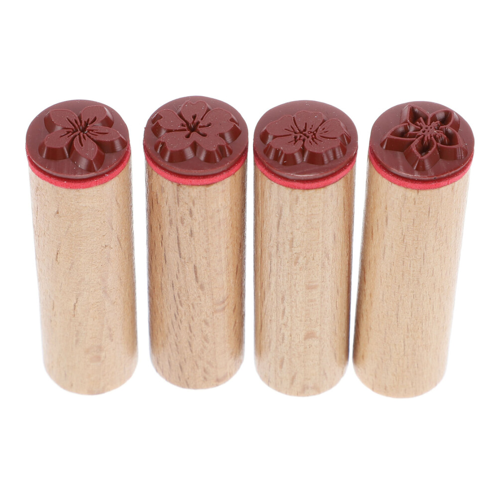 4Pcs DIY Scrapbook Seals for Diary Planner Decoration-image-OPC-PJFP6PW-NEW